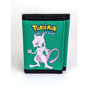 Vintage Mewtwo Pokemon Wallet Trifold Official Nintendo